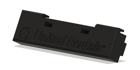 United Rentals Duplexer Cover - PLA, Indoor, black